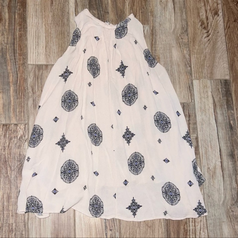 FREE PEOPLE Tree Ivory Medallion Print Tunic Mini Dress - Picture 4 of 4